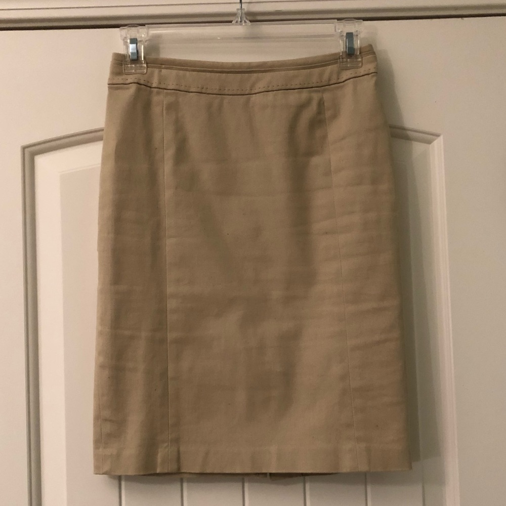 H&M Khaki Pencil Skirt- sz 4